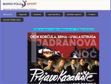 Tablet Screenshot of markopolosport.net